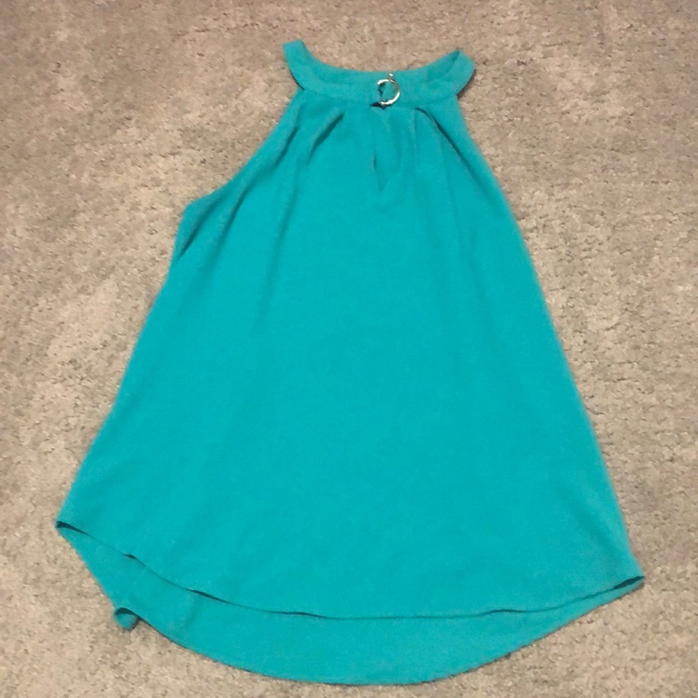NY&Co Teal Blouse